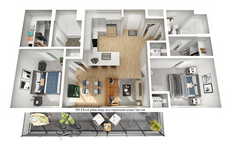 Lago Apartments Floor Plan